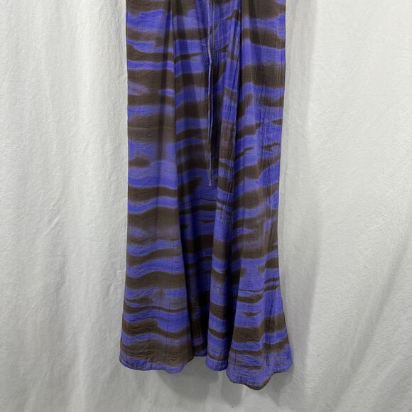 Samsoe Samsoe Annah Iris Tide Strappy Side Button Midi Dress Womens Size S - Picture 11 of 13